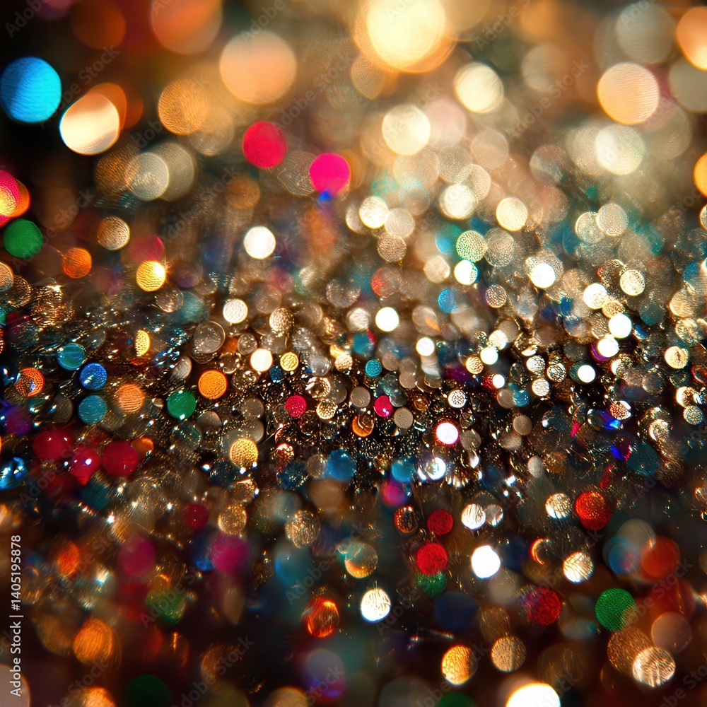 Poster abstract colorful bokeh background