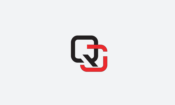 QC, CQ, C, Q Abstract Letters Logo Monogram	