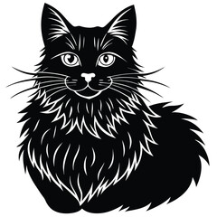 maine coon vector