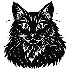 maine coon vector
