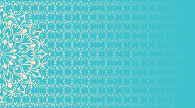 Vintage pattern background, ornamental mandala