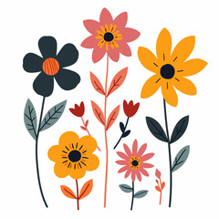 floral background with flowers