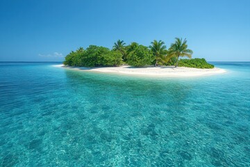 Fototapeta premium Pristine tropical island paradise (1)