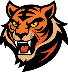tiger head mascot