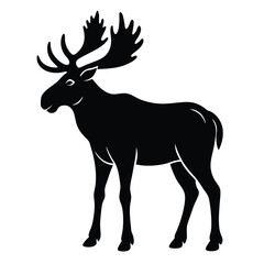 Obraz premium moose vector