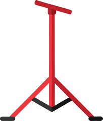 red and white wooden mallet