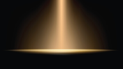 Empty dark studio room with spotlight. Bright light scene background. Light effect design. Vector illustration