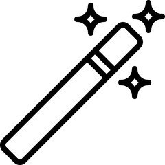 wand Illustration on a white background     
