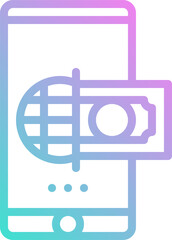 web payment Illustration on a white background     