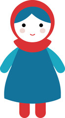 little girl in a red cap