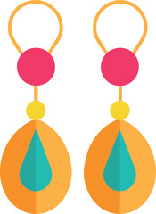 earrings-isolated-on-white-background