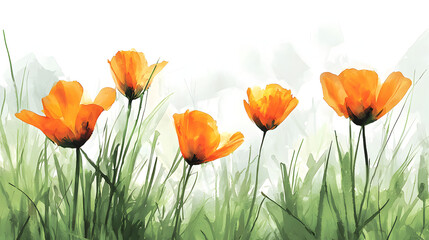 watercolor illustration with delicate brush strokes and soft pastel tones 