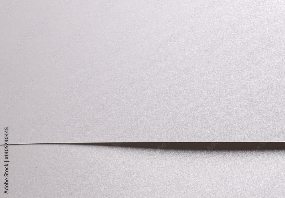 Leinwandbilder white pearl paper background with a glossy satin texture and softly folded overlapping layers. icy s