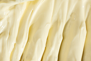 Creamy Mayonnaise Texture Abstract Culinary Background