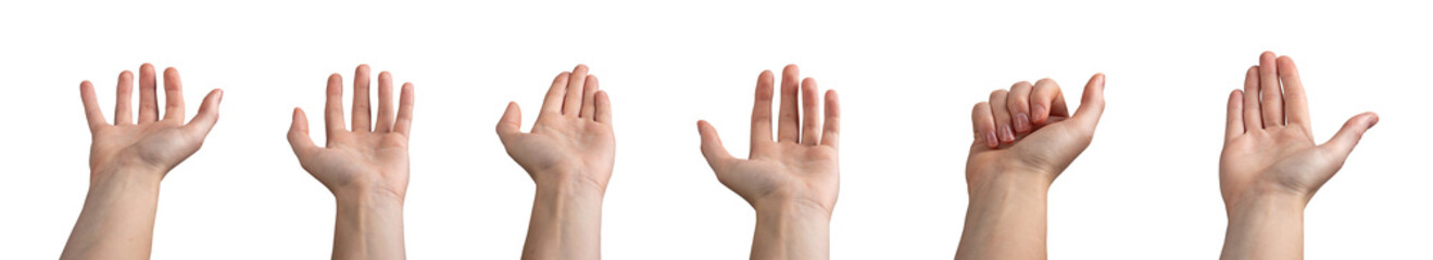 hand open, palm facing up, inviting and offering support. Gesture of care and assistance,...