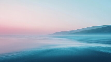 Fototapeta premium Misty Beach Sunrise