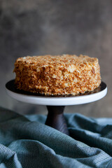 delicious sweet food flour products, the work of a professional bakery.
