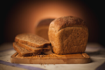 delicious sweet food flour products, the work of a professional bakery.
