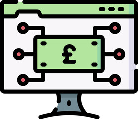 payment Illustration on a white background     