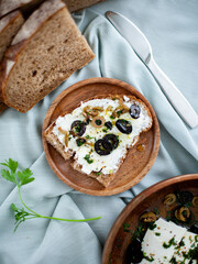 delicious sweet food flour products, the work of a professional bakery.
