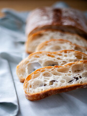 delicious sweet food flour products, the work of a professional bakery.