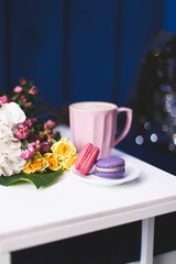 delicious sweet food flour products, the work of a professional bakery.
