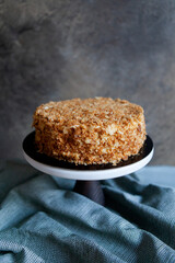 delicious sweet food flour products, the work of a professional bakery.