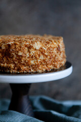 delicious sweet food flour products, the work of a professional bakery.