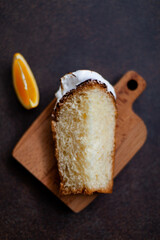 delicious sweet food flour products, the work of a professional bakery.