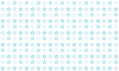 Abstract stars shape pattern in blue gradient color