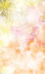 Grunge textures and backgrounds. Gentle warm watercolor bleed.