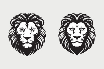 lion head illustration vector