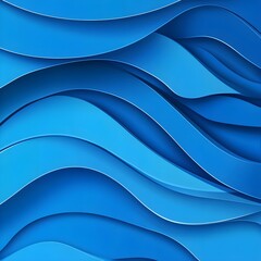 Fototapeta premium abstract blue background. Abstract blue wave background with shadow effect. Versatile design for various creative projects.