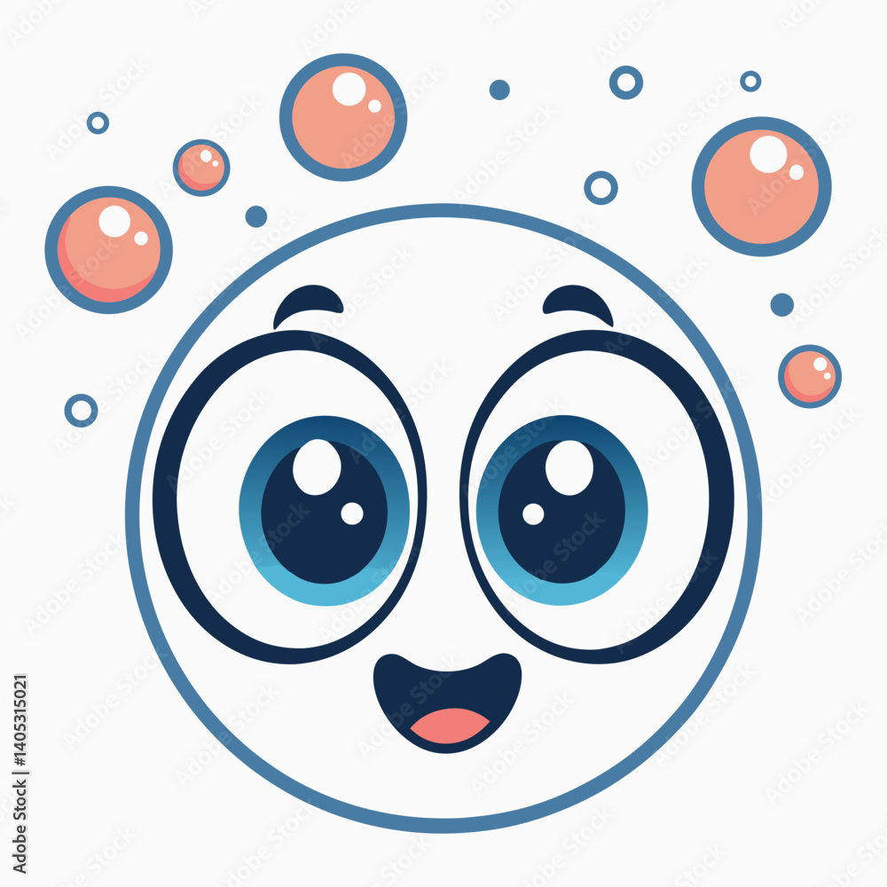 Poster create a vector graphic of a bold-stroked 