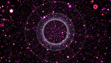 Fototapeta premium Dynamic Digital Fractal Visualization Abstract Background Stock Photo Vibrant Colors Conceptual Art High-Angle View