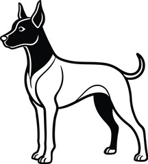Dog silhouette vector designs 2