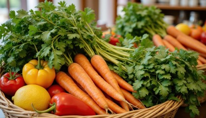 Organic Carrot Harvest Event Local Market Fresh Produce Sunny Environment Close-Up View Healthy Eating Concept