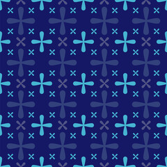 Seamless pattern designed in abstract style with colorful design