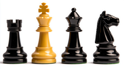 Classic chess piece evokes strategy and intellectual challenge