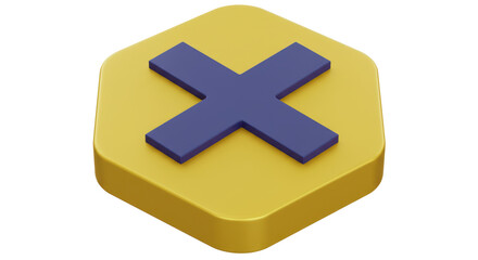 Obraz premium Isolated Cancel Button