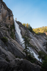 waterfall in yosemite