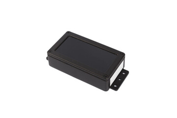 Modern electronic device on white background