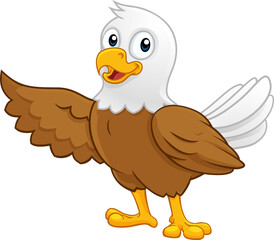 Bald Eagle Bird Cute Cartoon Wildlife Mascot
