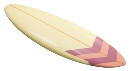 Isolated Surfboard