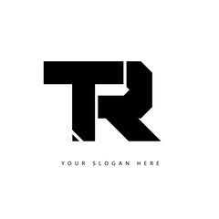 TR modern elegance and creative logo design .TR luxurious alphabet design . TR letter initial logo design.