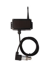 Modern electronic device on white background