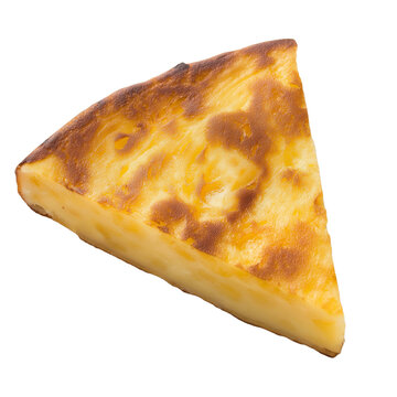 kish with egg on transparent background