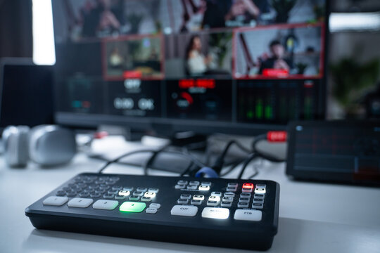 Broadcast Video Switcher Interface for Professional Video Production