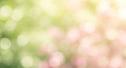 Obraz premium Abstract Blurred Green and Pink Bokeh Background