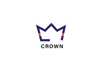 Modern Crown Logo Design for Royal Brand Identity